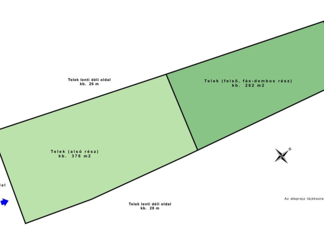 Optimális méretű telek az új otthonának!