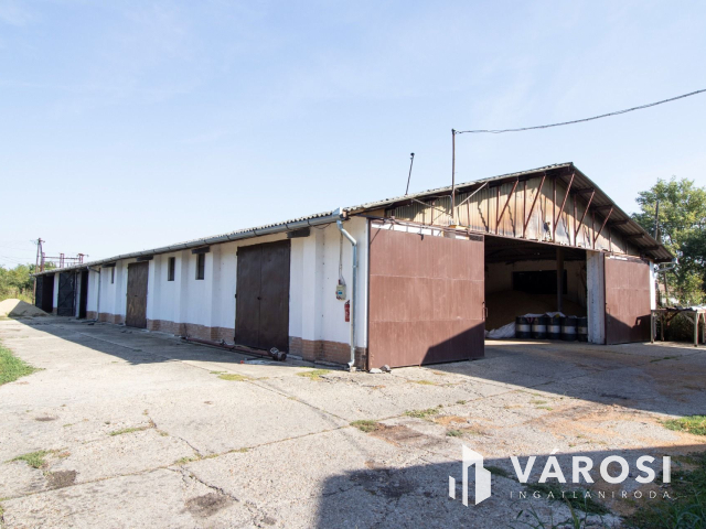 Kiváló adottságú telephely, vasúti iparvágánnyal