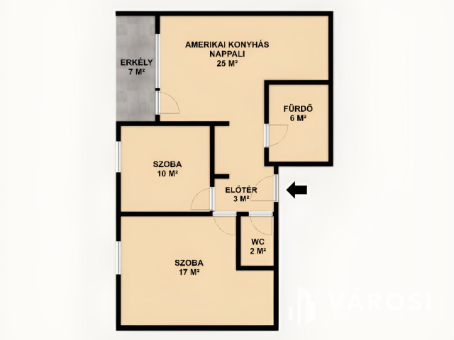 Siófokon eladó modern lakás a belváros szívében