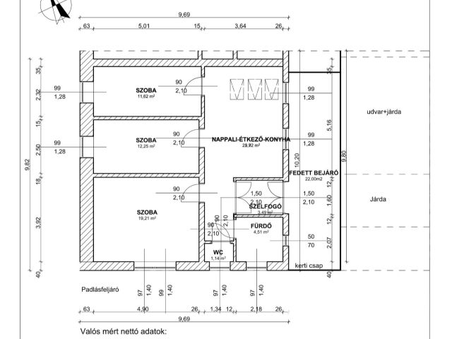 Földeáki szerkezetkészre felújított 3.sz lakás