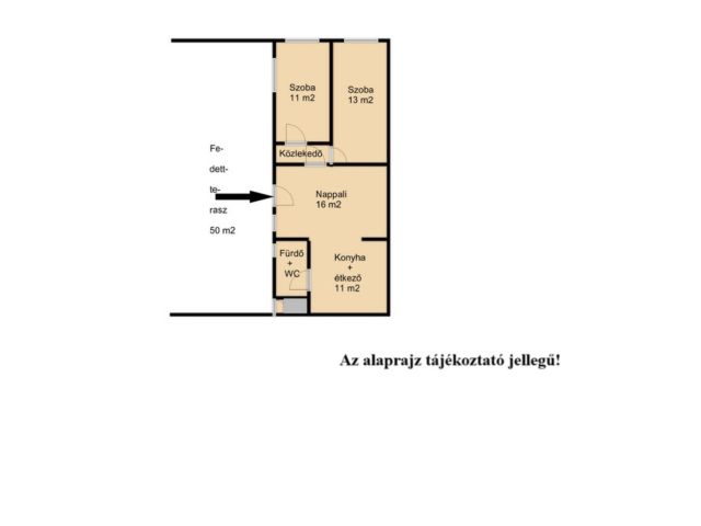 Rendezett családi ház nagy terasszal.