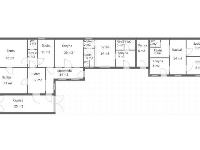 Tripla a Csúcson-csúcsi 3 lakrészes családi ház