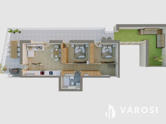 Prémium tetőteraszos lakás – tökéletes panoráma és komfort