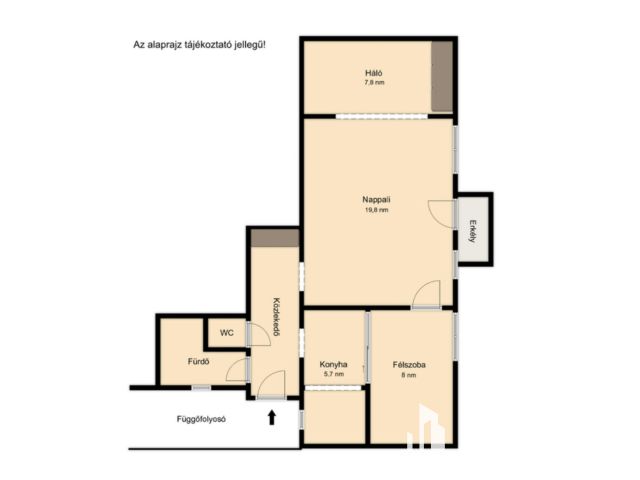 Azonnal költözhető, csendes lakás kiadó