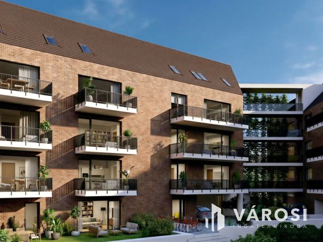 Belvárosi új építésű lakás, terasszal!