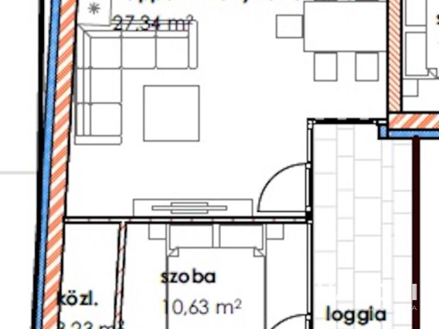 Első emeleti újépítésű lakás a Hagymatikumtól 30 méterre 2