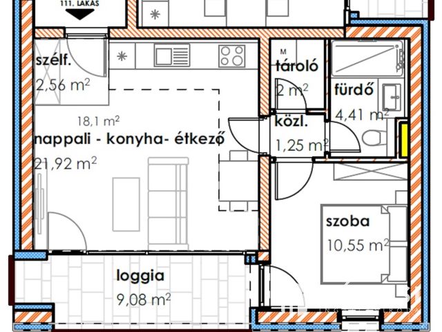 Első emeleti újépítésű lakás a Hagymatikumtól 30 méterre 6