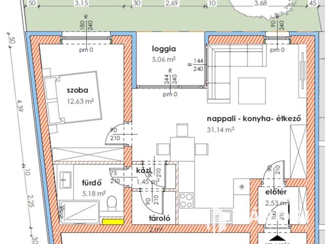 Földszinti újépítésű lakás a Hagymatikumtől 60 méterre 1