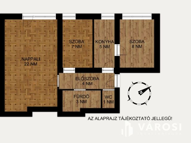 Nappali + kettes a TIK közelében